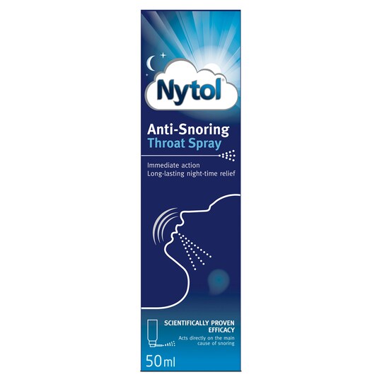 Nytol AntiSnoring Throat Spray 50Ml Tesco Groceries