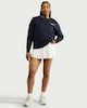 image 3 of F&F Active AFTERCLASS Cotton Rich Slogan Sweatshirt in Navy