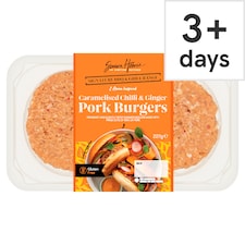 Simon Howie 2 Caramelised Chilli & Ginger Pork Burgers 227g