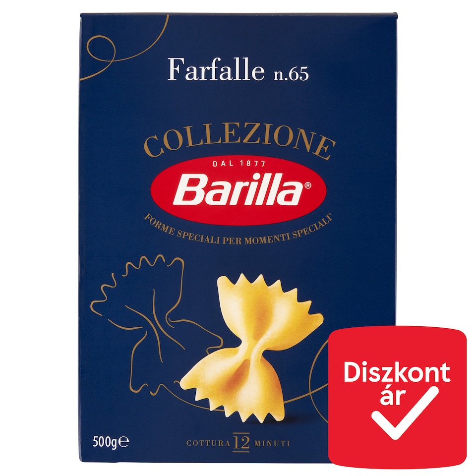 Barilla Farfalle Durum Wheat Semolina Pasta 500 g
