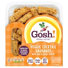 Gosh Veggie Cocktail Sausages 216G