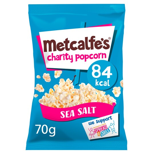 Metcalfes Skinny Sea Salt Popcorn 70 g Tesco Groceries