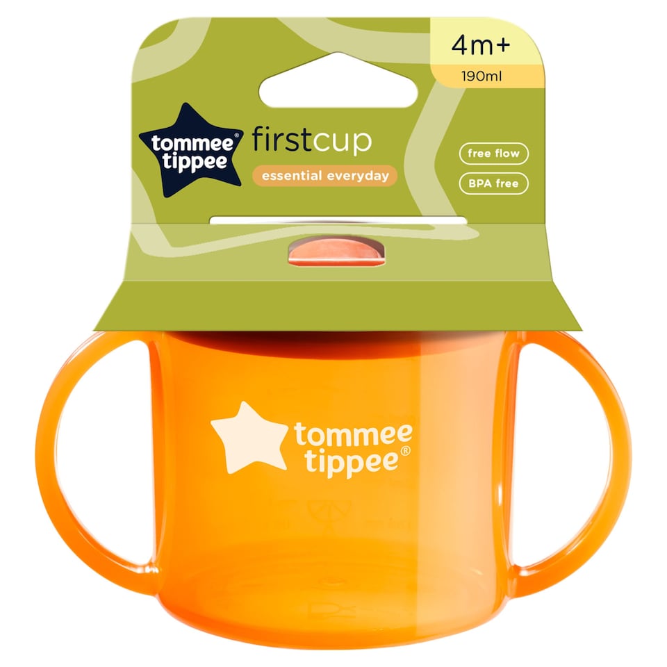 image 1 of Tommee Tippee Free Flow First Cup Essentials 4m+ 190ml
