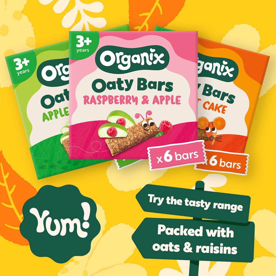 image 1 of Organix Gruffalo Crumble Apple Oaty Bars Multipack Organic Kids Snack 6x23g 3yrs+