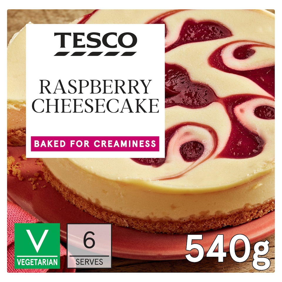 Tesco Raspberry Cheesecake 540G