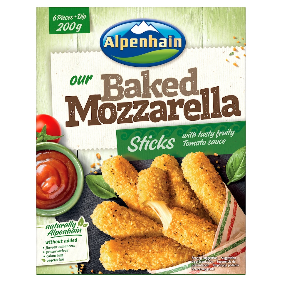Alpenhain Mozzar Sticks 200g