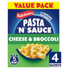 Batchelors Pasta 'n' Sauce Cheese & Broccoli Pasta 4 x 99g