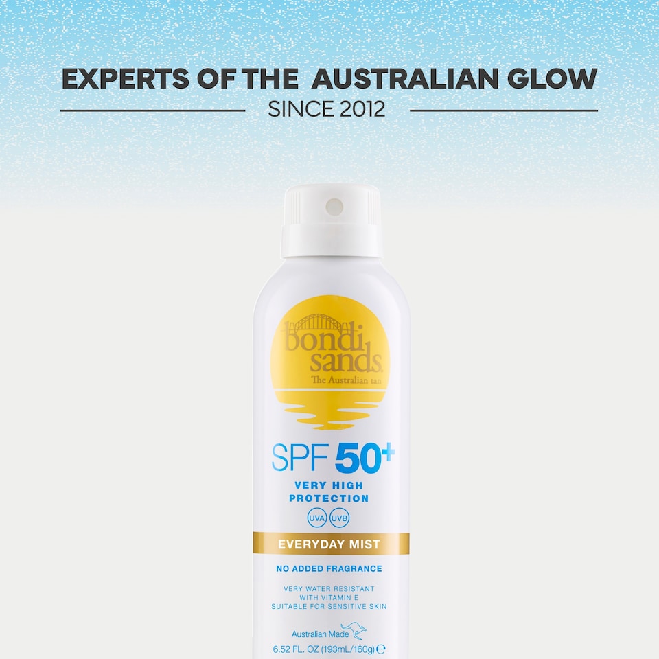 image 1 of Bondi Sands Fragrance Free Water Resistant Spray Spf50 193ml