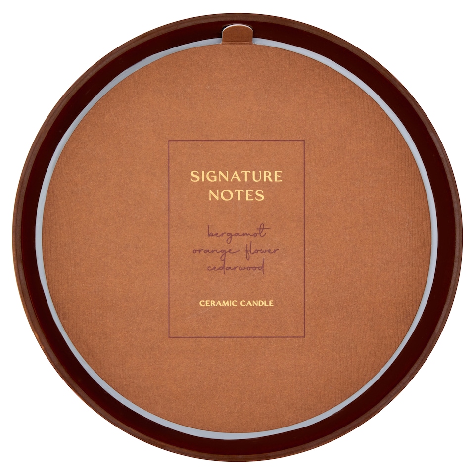 image 1 of  F&F Home Signature Notes Bergamot, Orange Flower & Cedarwood Multi-Wick Candle 370g