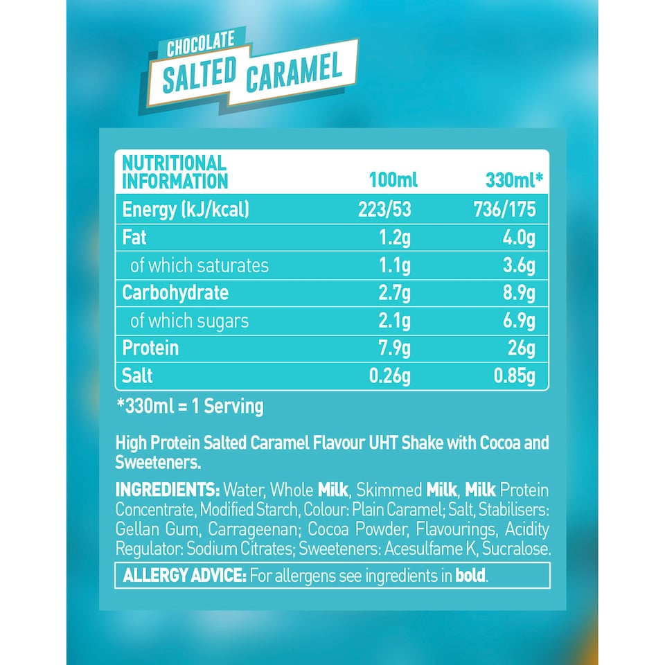 image 1 of Grenade Protein Shake Chocolate Salted Caramel Flavour 330ml