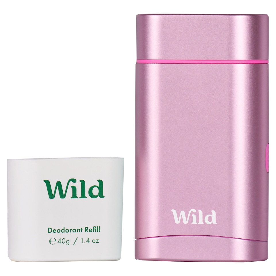image 1 of Wild Cherry Blossom Refillable Natural Deodorant Starter Pack 