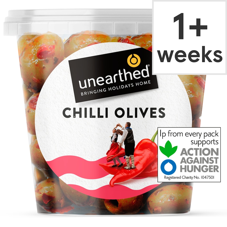 Unearthed Chilli Olives 330g