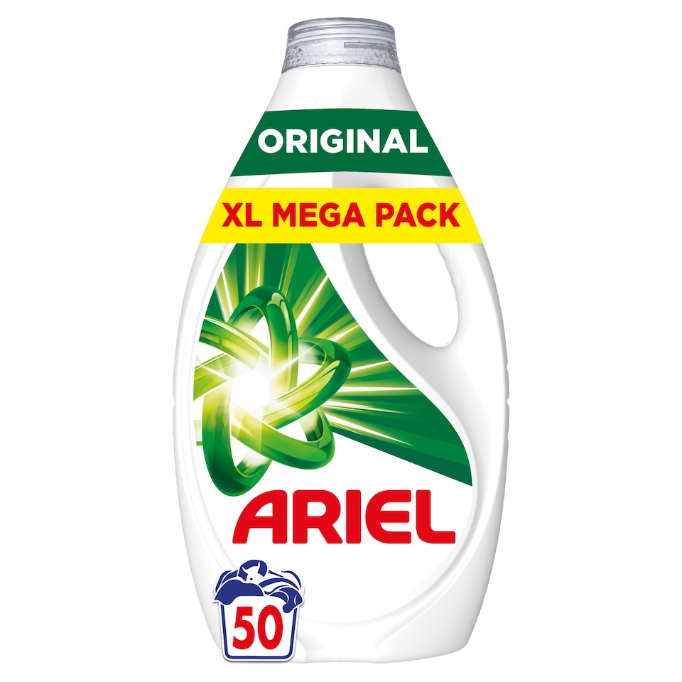 image 1 of Ariel Original Laundry Washing Liquid 50 Washes 1550ml