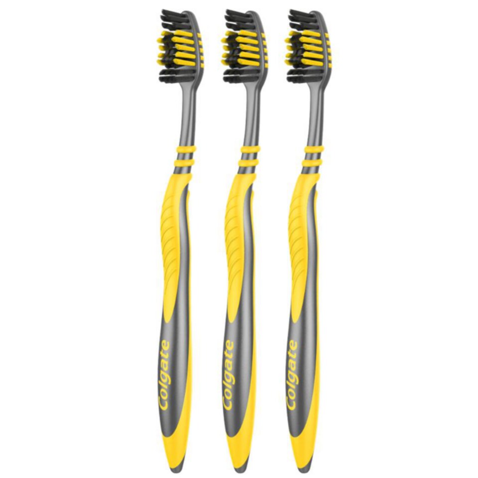 Colgate Zig Zag Charcoal közepes fogkefe 3 db  1. kép