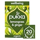 image 1 of Pukka Organic Lemongrass & Ginger Herbal Tea 20 Tea Bags 36g