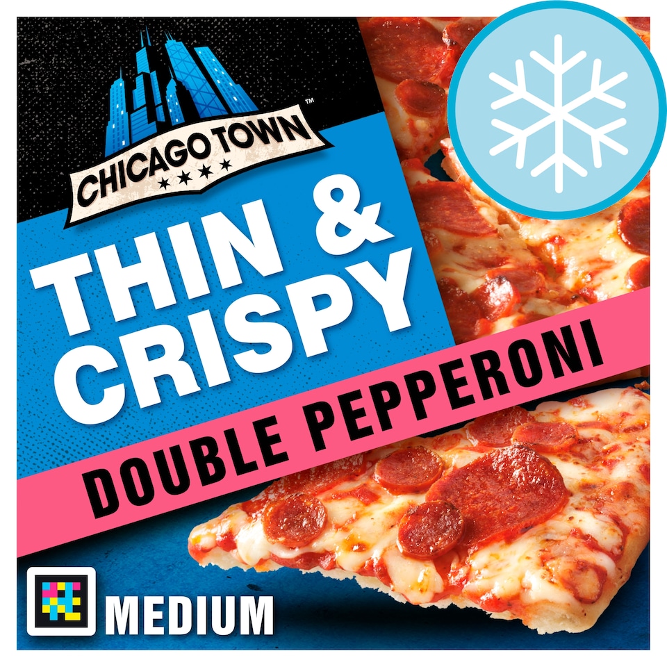 Chicago Town The Thin One Pepperoni 305G