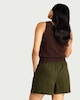 image 3 of F&F Linen Rich Shorts in Khaki