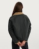 image 4 of F&F Cotton Rich Corduroy Collar Jacket in Grey