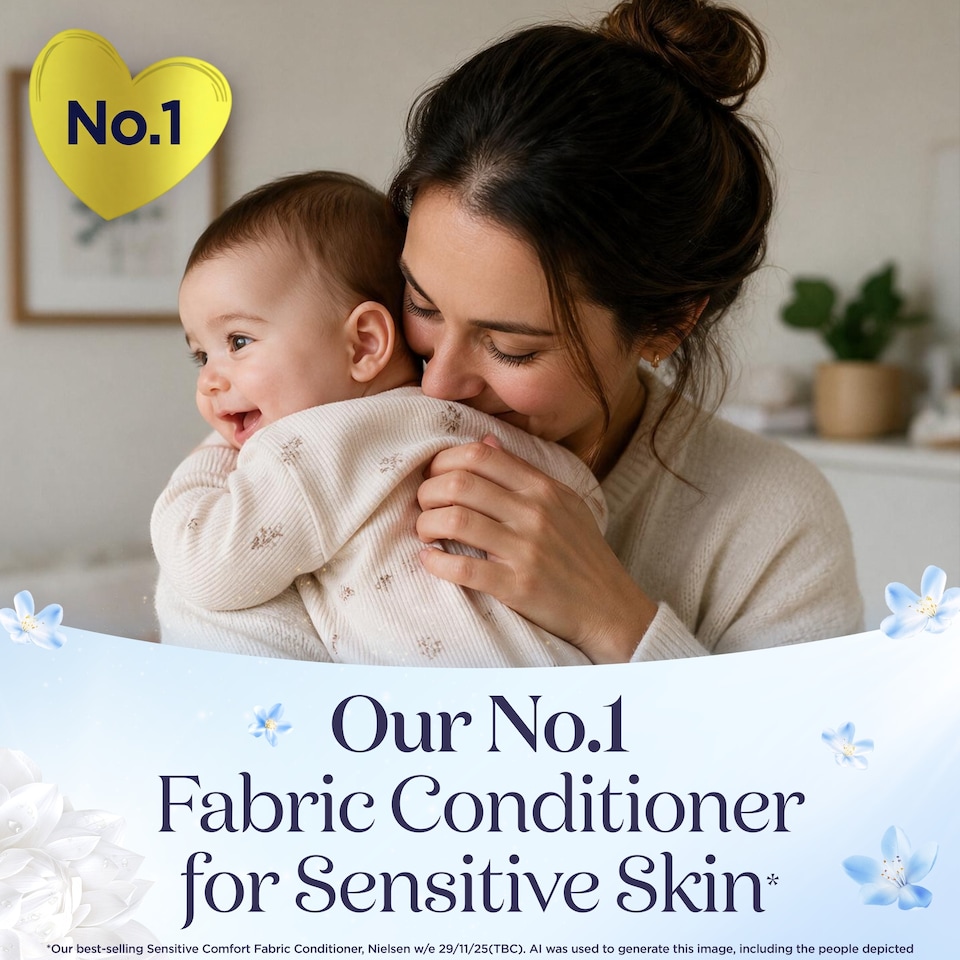 image 1 of Comfort Pure Sensitive Skin Fabric Conditioner 100 Washes 3000ml