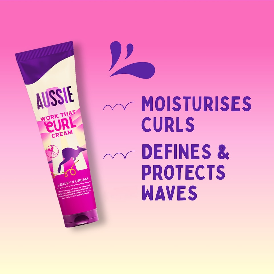 image 1 of Aussie Leave In Hair Curl Cream 160Ml