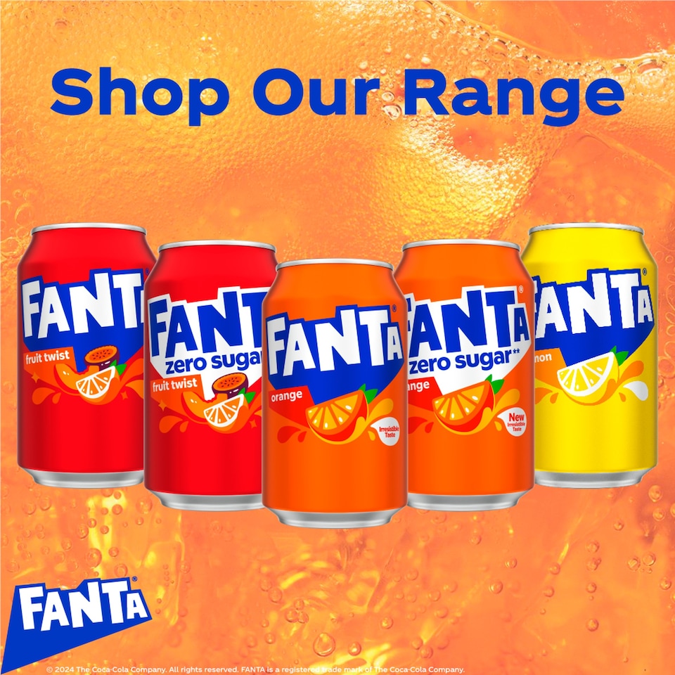 image 1 of Fanta Orange 18 X 330Ml