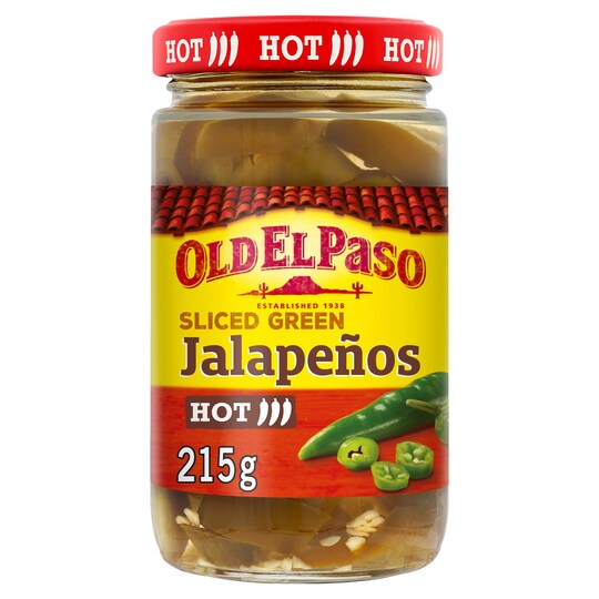 Old El Paso Sliced Green Jalapenos 215G Tesco Groceries
