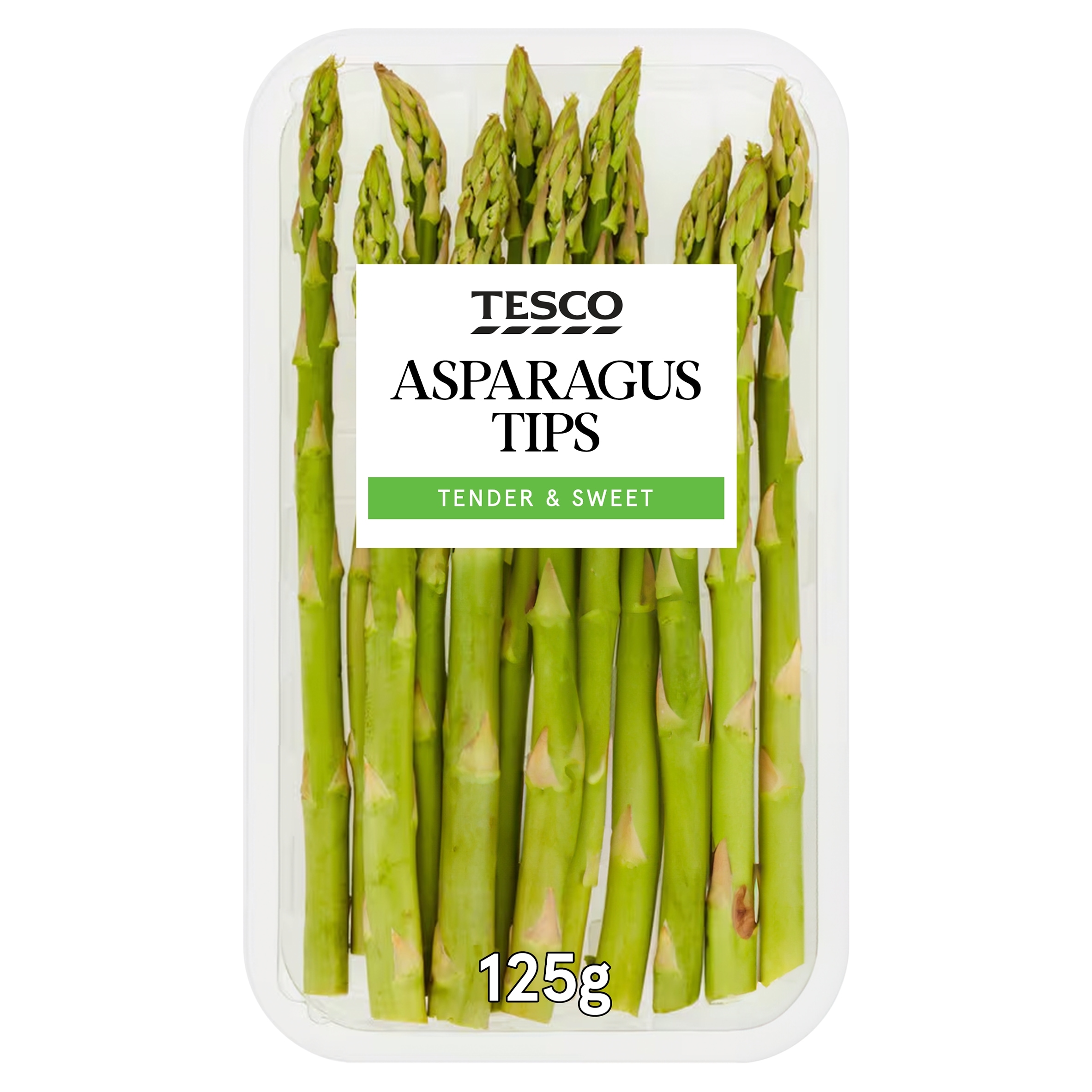 Tesco Asparagus Tips 125G