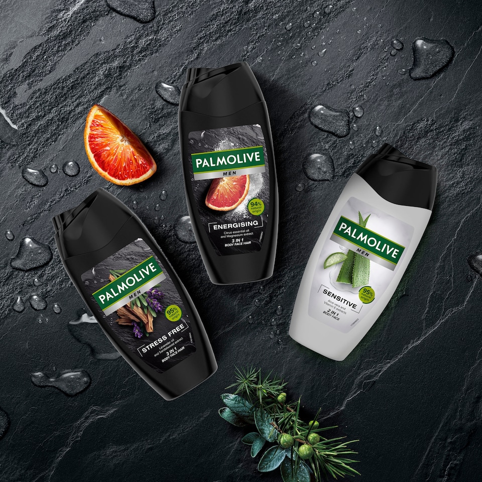 Obrázek 1 pro produkt Palmolive Men Sensitive sprchový gel 2v1 250ml