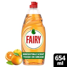 Fairy Washing Up Liquid Orange & & Yuzu 654Ml
