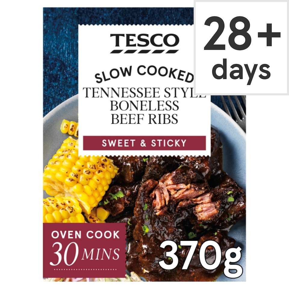 Tesco Slow Cooked Tennesse Style Boneless Beef 370g