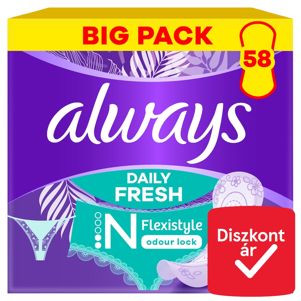 image 1 of Always Dailies Flexistyle Normal  Panty Liners x