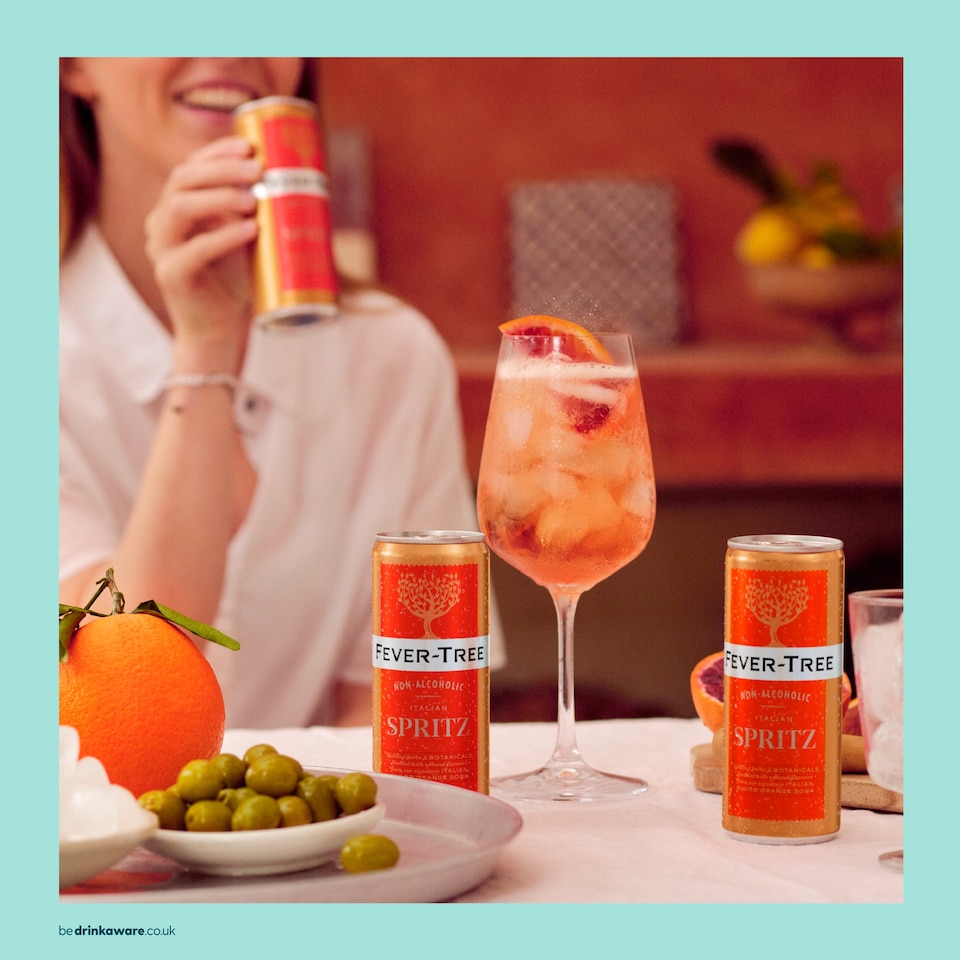 image 1 of Fever Tree Non-Alcoholic Italian Spritz 4 x 250ml