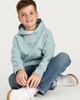image 1 of F&F Boys Printed Pocket Front Hoodie in Mint