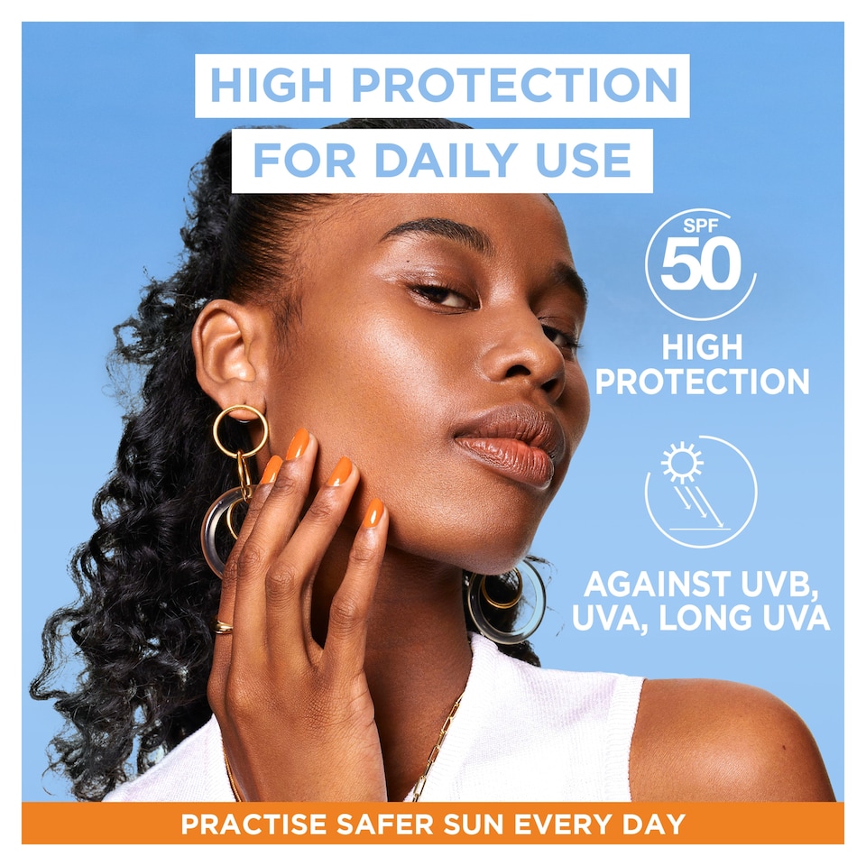 image 1 of Garnier Ambre Solaire Anti-Aging Face Protection Cream Spf 50 50Ml