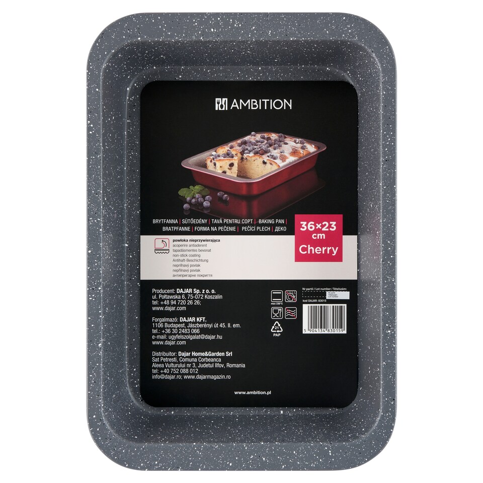 Ambition Cherry pečící plech 36 x 23 cm