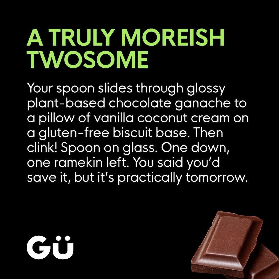 image 1 of Gu Free From Chocolate & Vanilla Cheesecake 2X82g