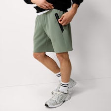F&F Active TECHSPORT Zip Pocket Shorts in Khaki