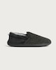 image 1 of F&F Faux Fur Lined Slippers in Black