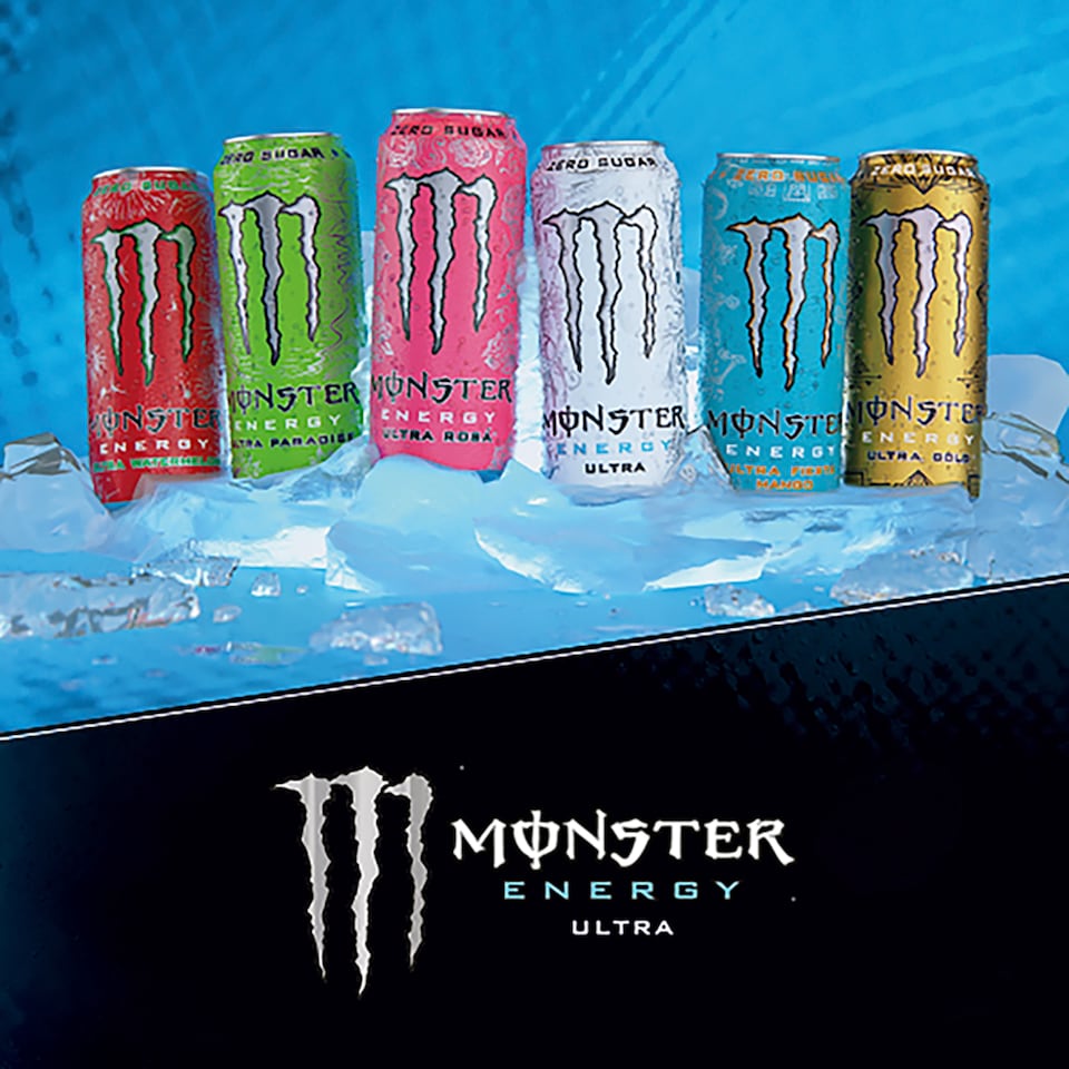 image 1 of Monster Energy Drink Ultra Gold 4x500ml