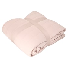 West Park Taupe Wavy Stitch Bedspread