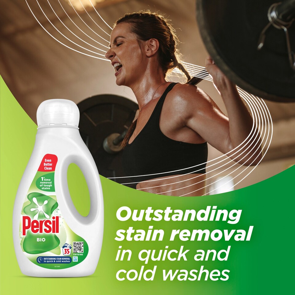 image 1 of Persil Bio Laundry Washing Liquid Detergent 35 Washes 945ML