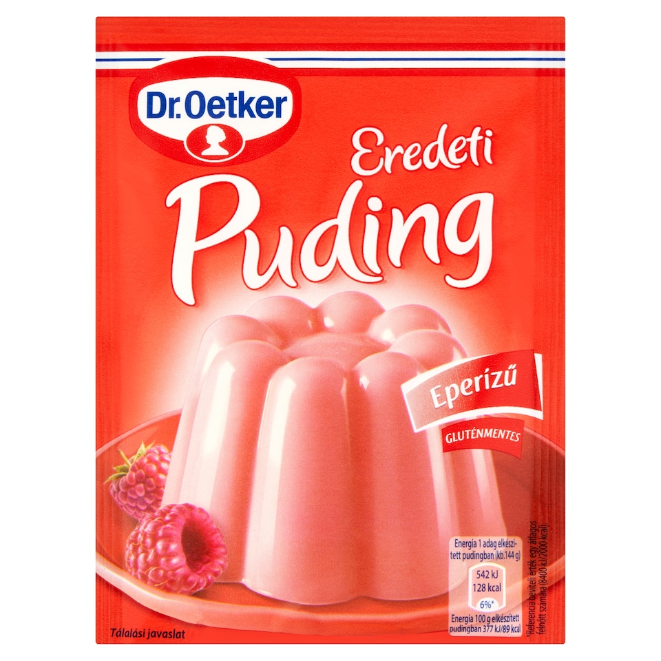 Dr. Oetker Eredeti Puding Strawberry Flavored Pudding Powder 40 g