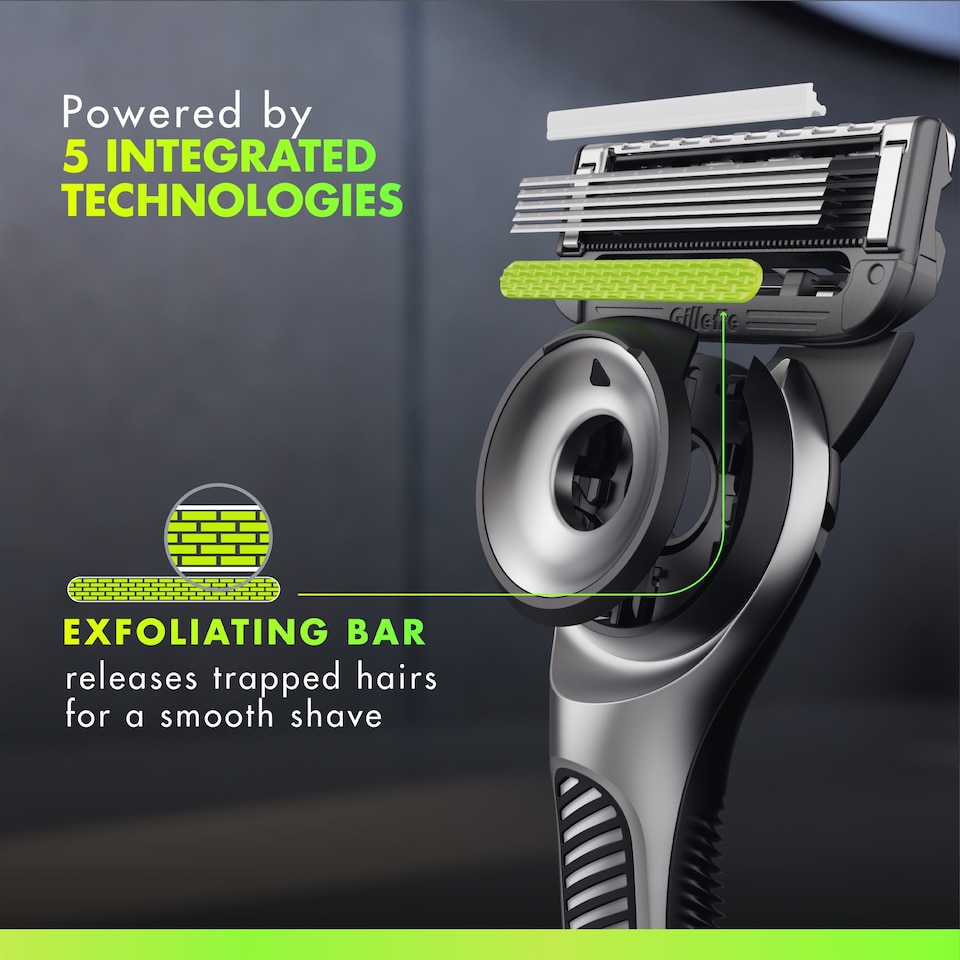 image 1 of Gillette Labs Men's Razor with Magnetic Stand