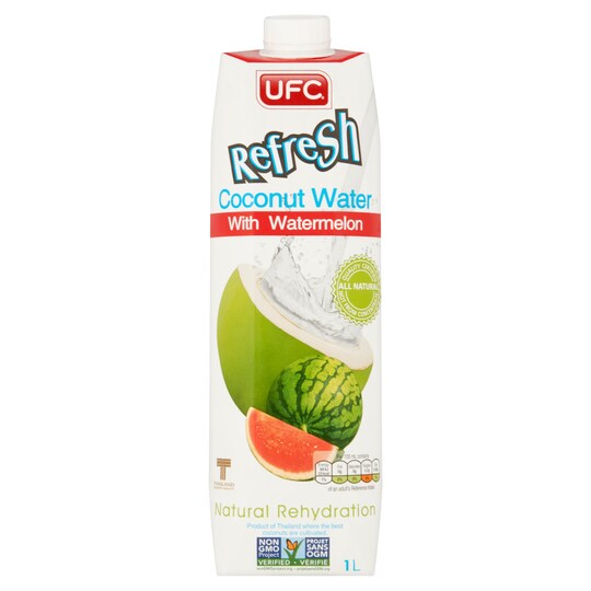 Ufc Refresh Coconut Water With Watermelon 1L Tesco Groceries