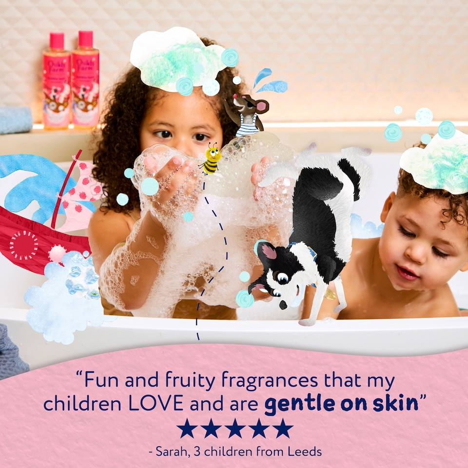 image 1 of Childs Farm Bubble Bath - Raspberry 250ml