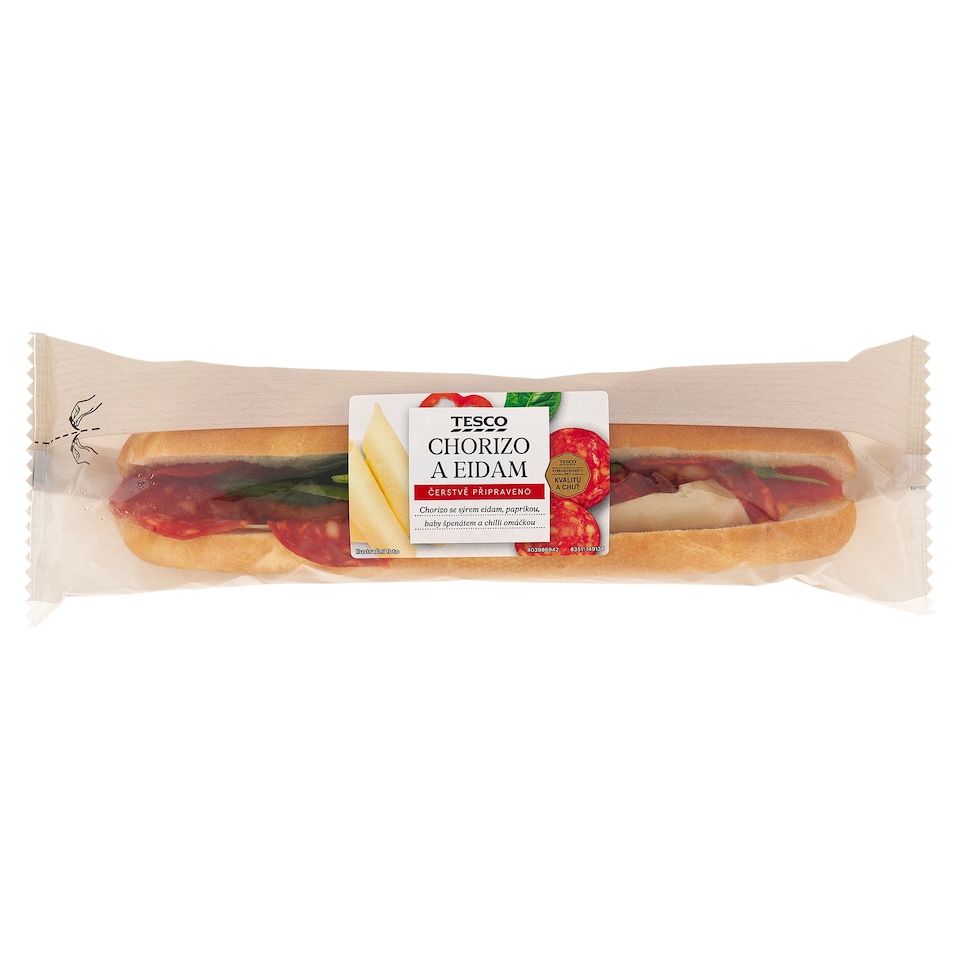 Tesco Chorizo a eidam 174g
