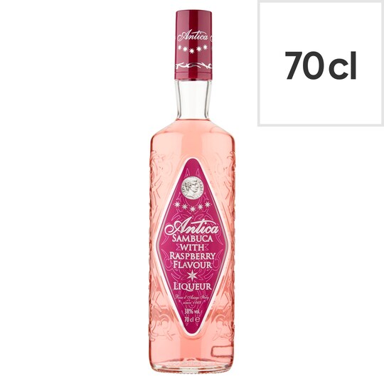 Antica Sambuca Raspberry Flavoured Liqueur 70Cl Tesco Groceries