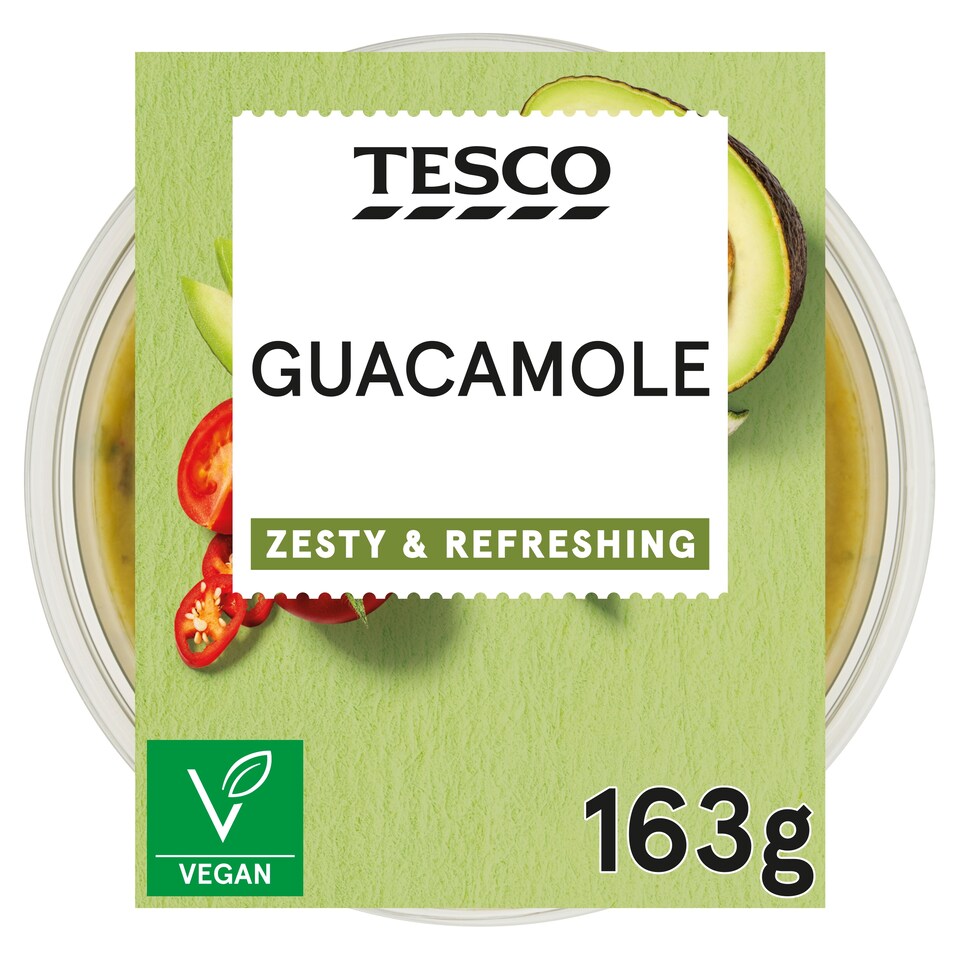 Tesco Guacamole Dip 163G