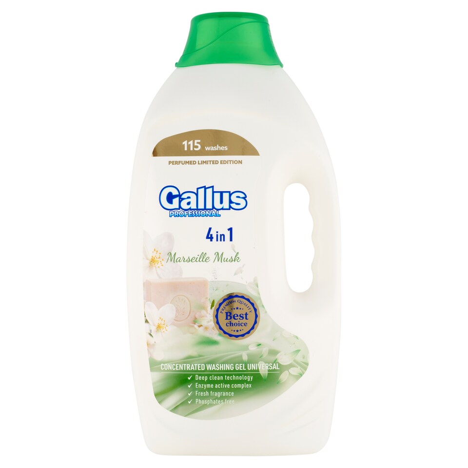 Gallus Professional Marseille Musk 4in1 univerzális mosógél 112 mosás 4,05 l 