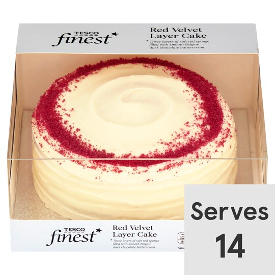 Tesco Finest Red Velvet Cake Tesco Groceries